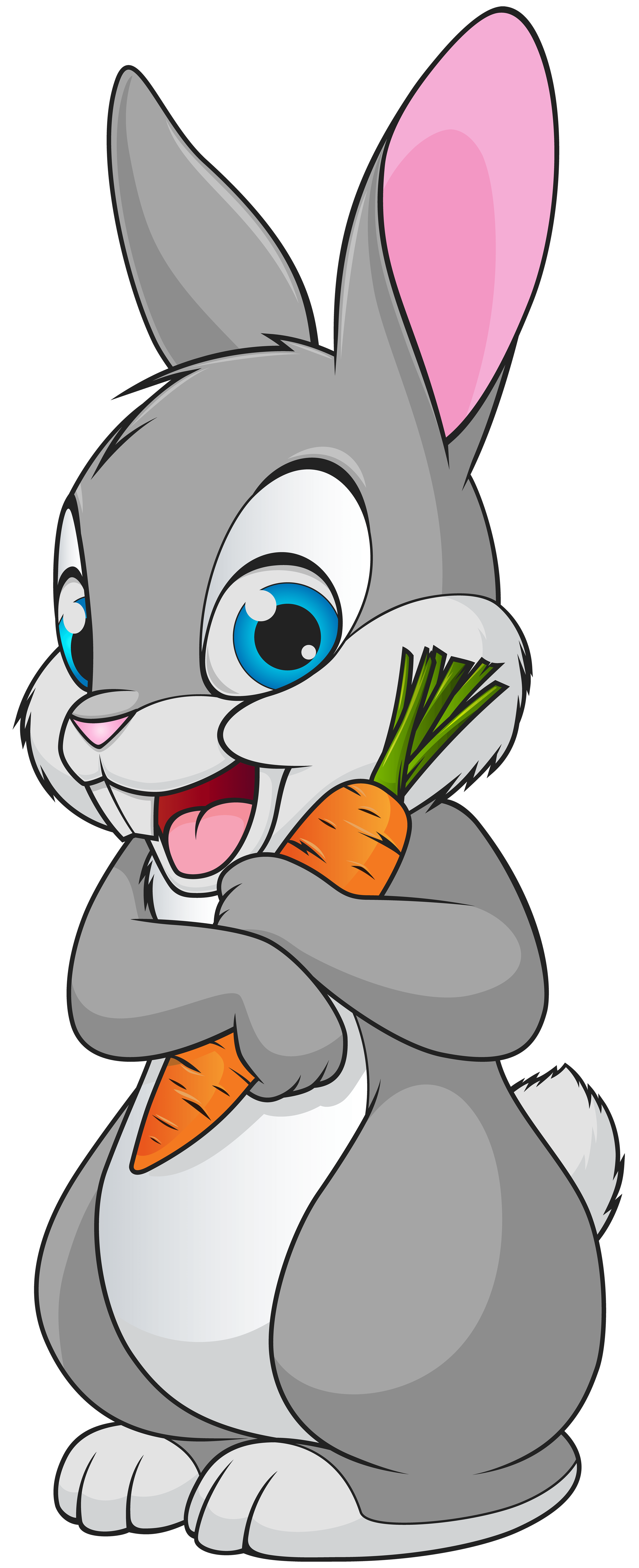 Cartoon Cute Bunny Pictures Cartoon Cute Vector Illustration Rabbits Bunny Rabbit Easy Blue