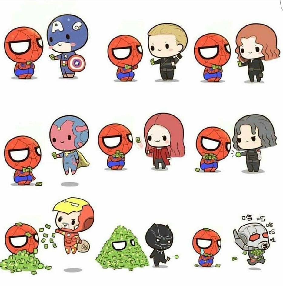 Cute Marvel Wallpapers - Top Free Cute Marvel Backgrounds - WallpaperAccess