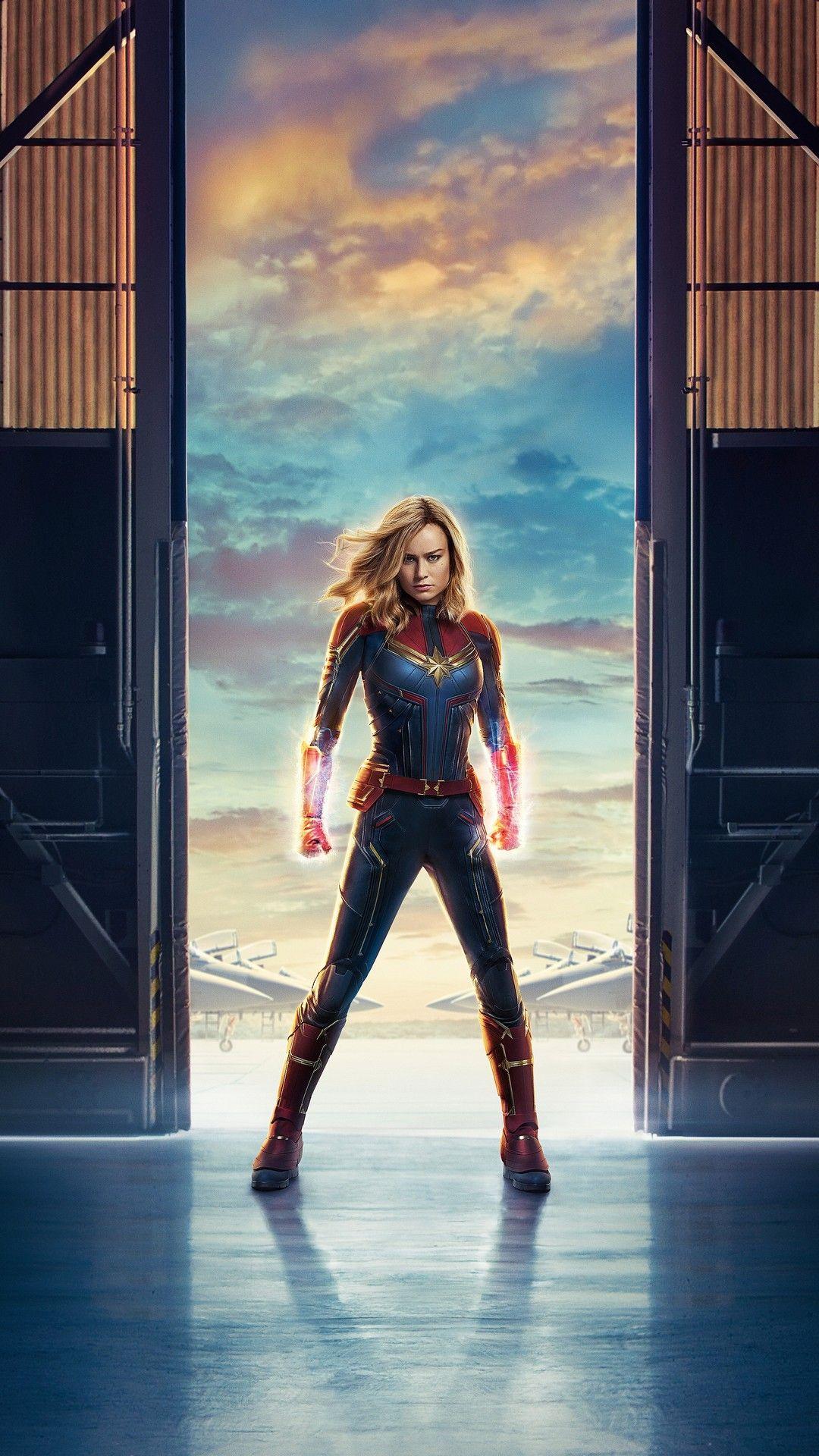 1080x1920 Captain Marvel Phone Wallpaper Cute Wallpaper