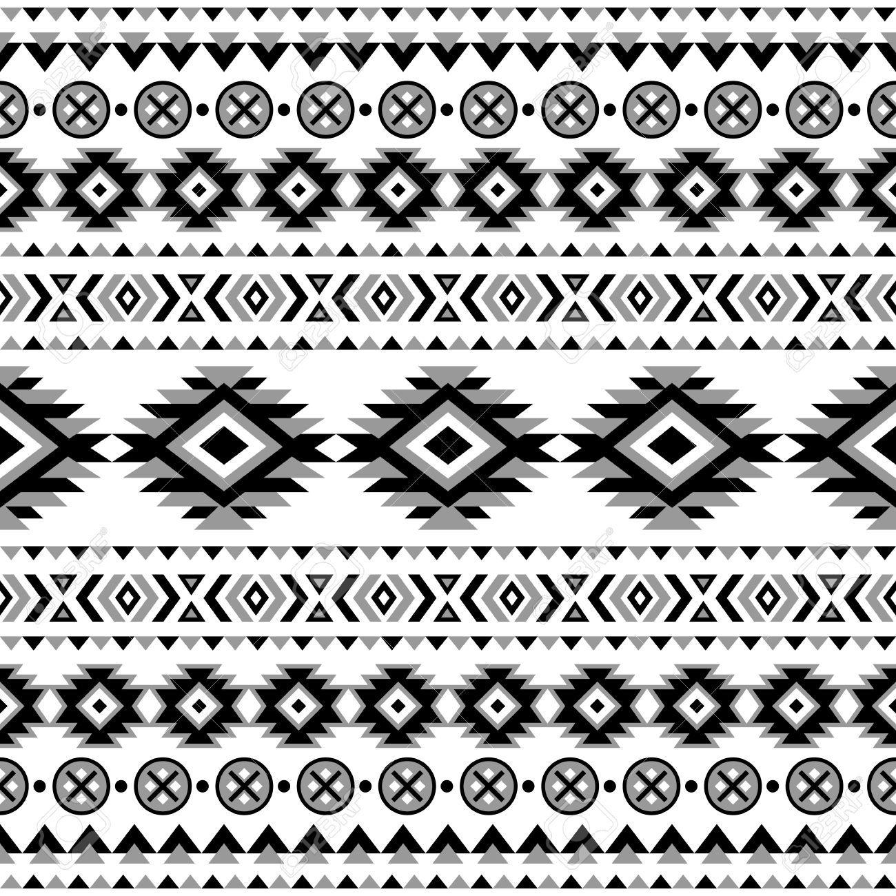 aztec background tumblr black and white