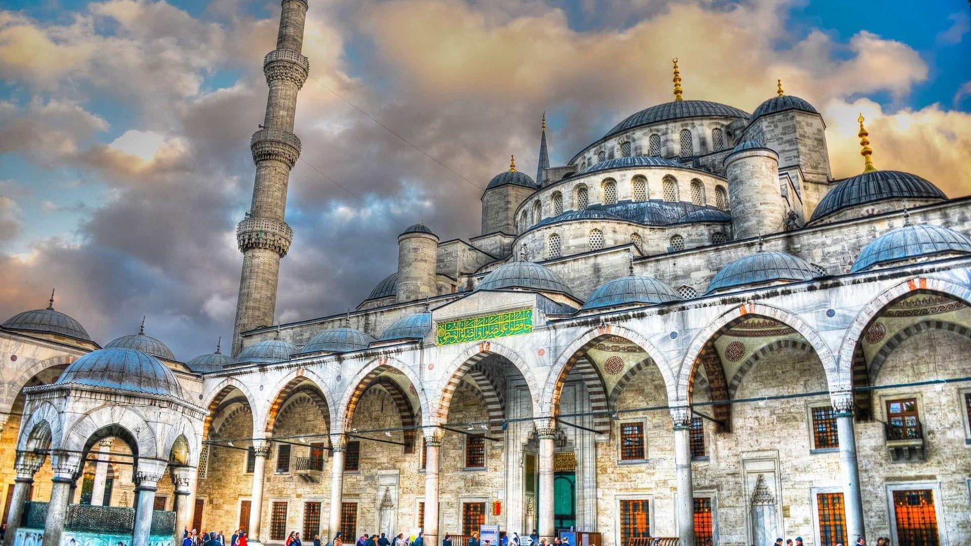 1920x1080 Blue mosque, Istanbul, Sultan Ahmed Mosque, mosque, Istanbul