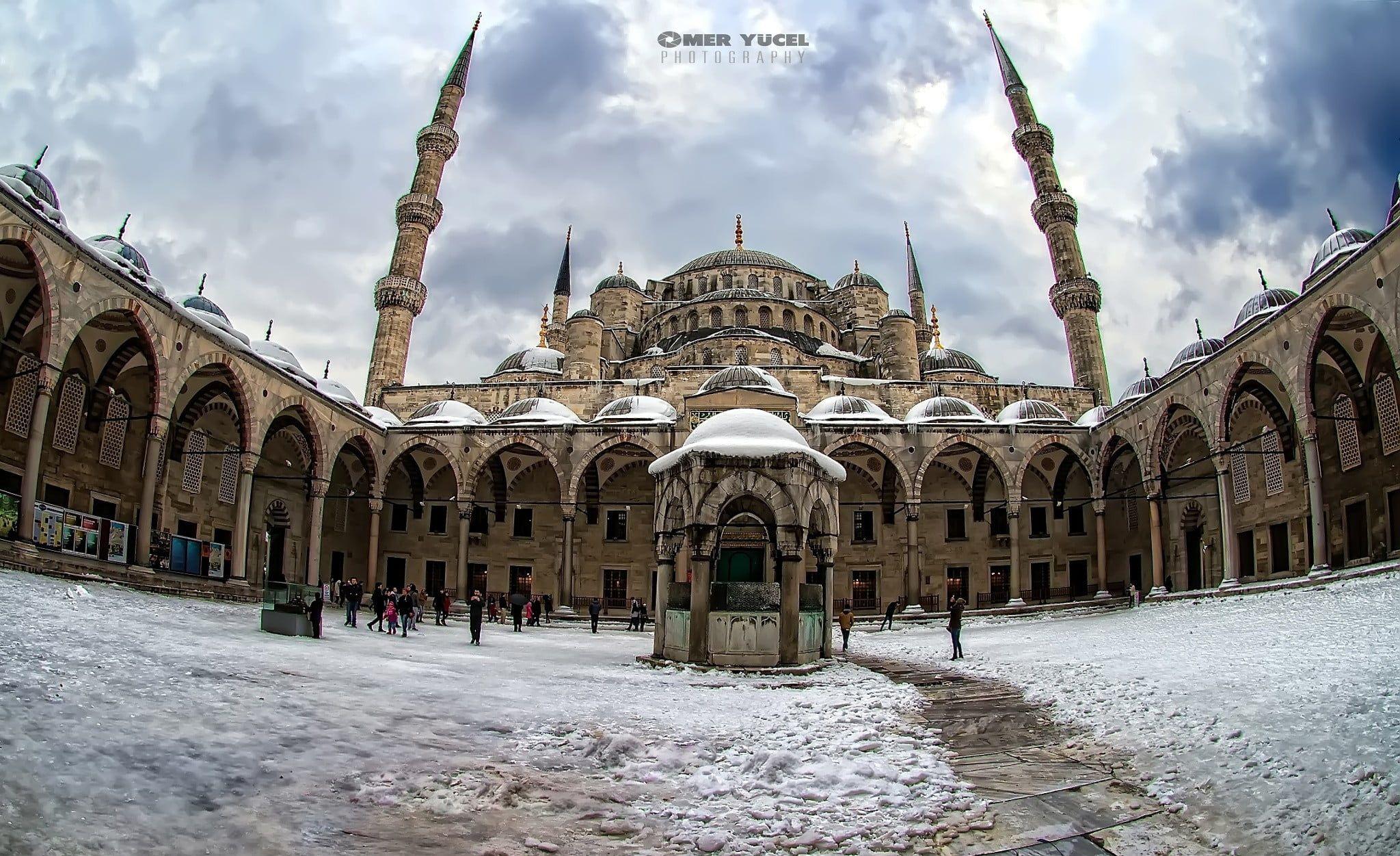 2048x1251 Brown mosque, Islam, Islamic architecture HD wallpaper. Wallpaper