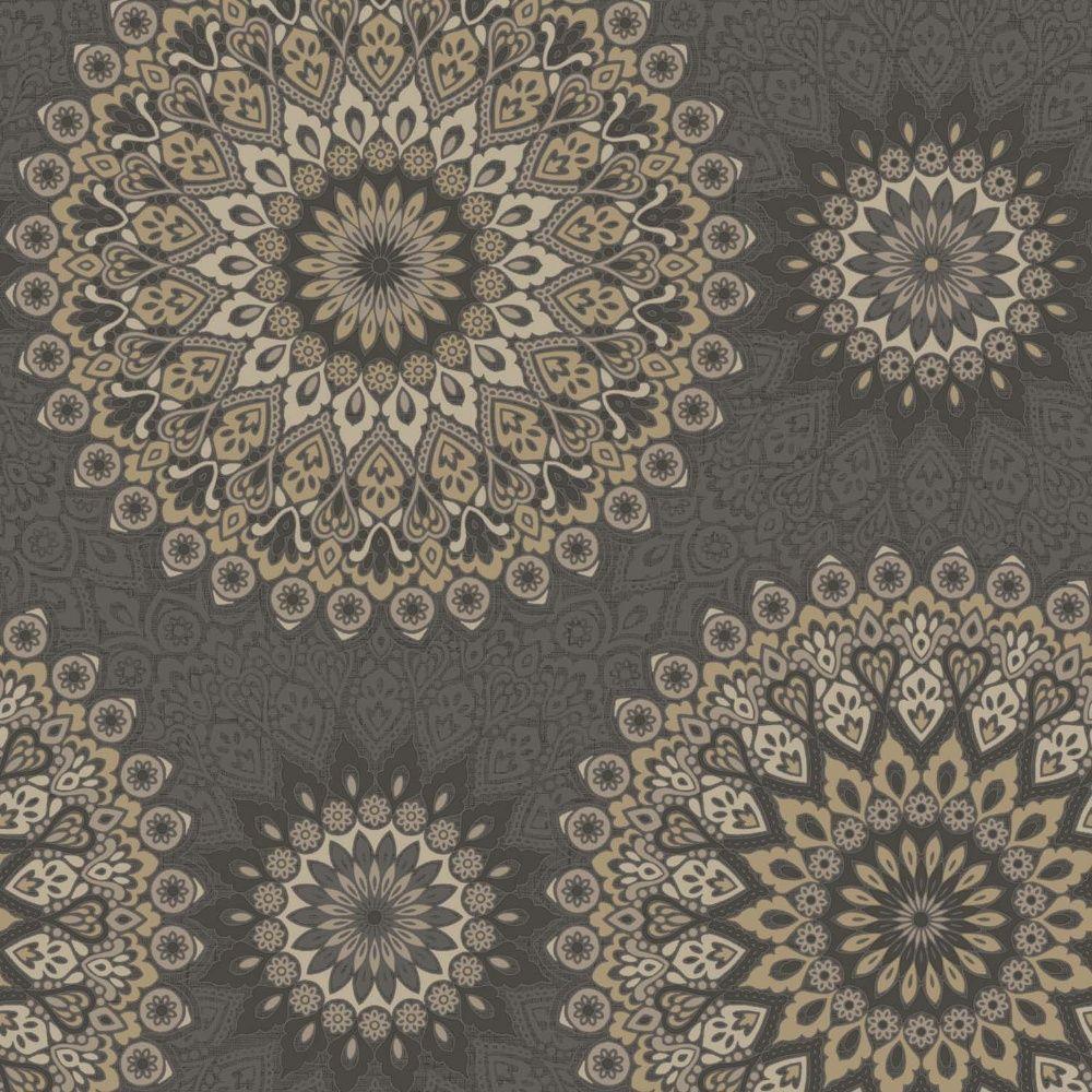 1000x1000 Holden Décor Glitter Medallion Pattern Abstract Aztec Motif
