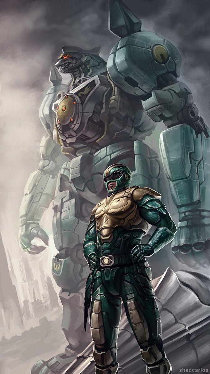 675x1200 Green Ranger Power Rangers Art By Carlos Cardenas Ranger