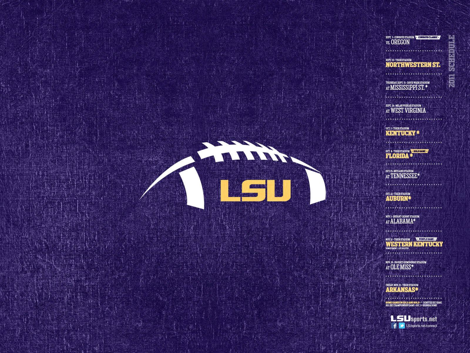 1600x1200 2011 12 LSU Wallpaper: Desktop +