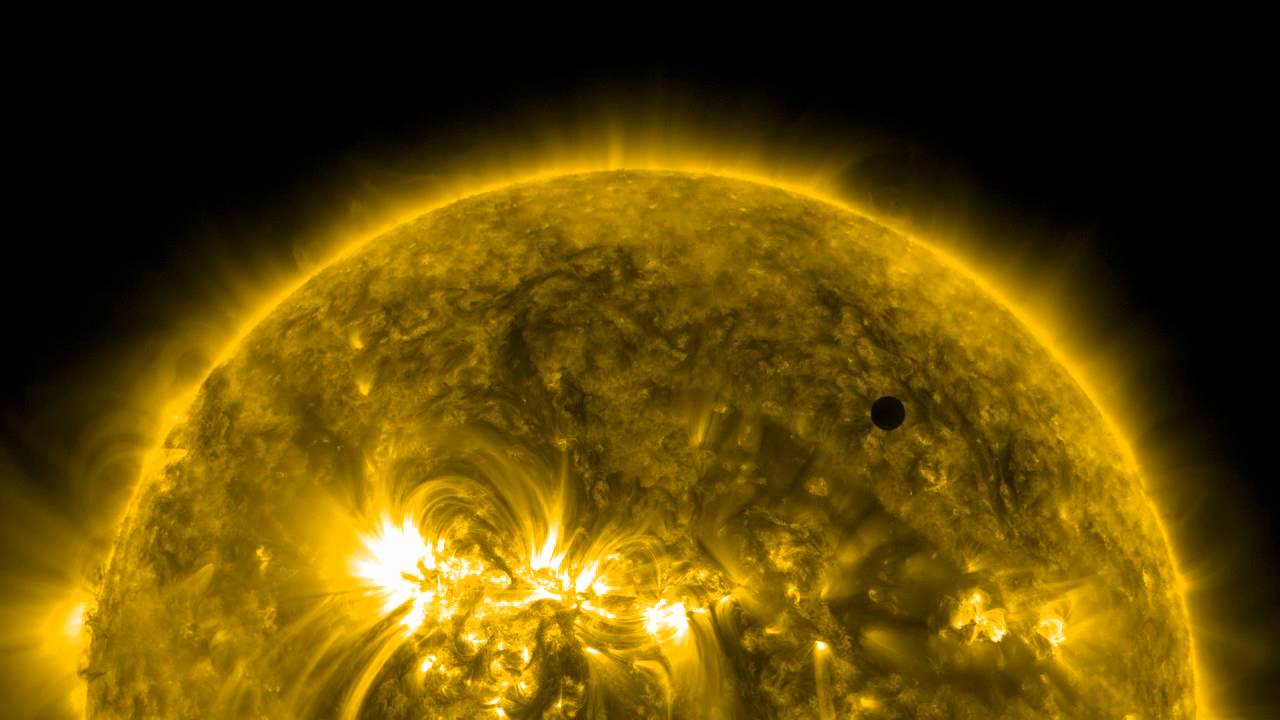 1280x720 NASA. SDO's Ultra High Definition View Of 2012 Venus Transit