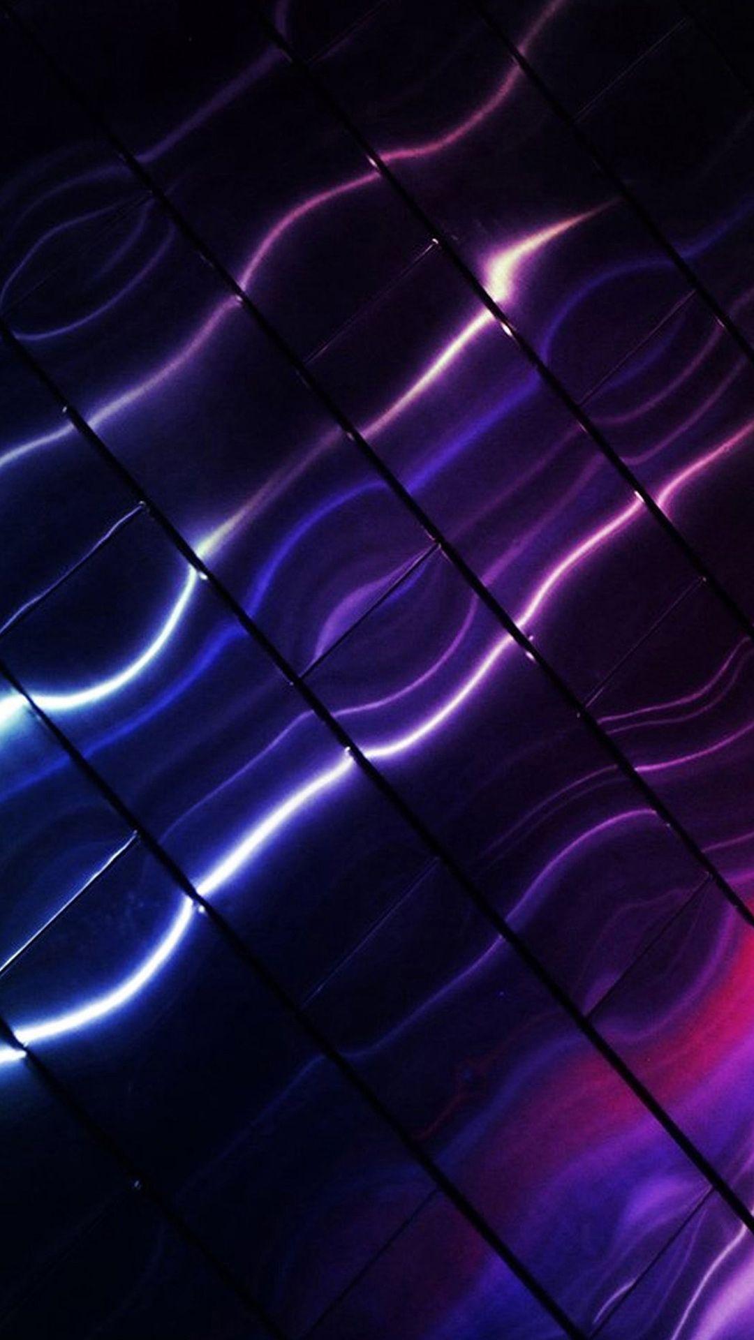 1080x1920 Abstract Sony Xperia Purple Waves Stock Android Wallpaper free download