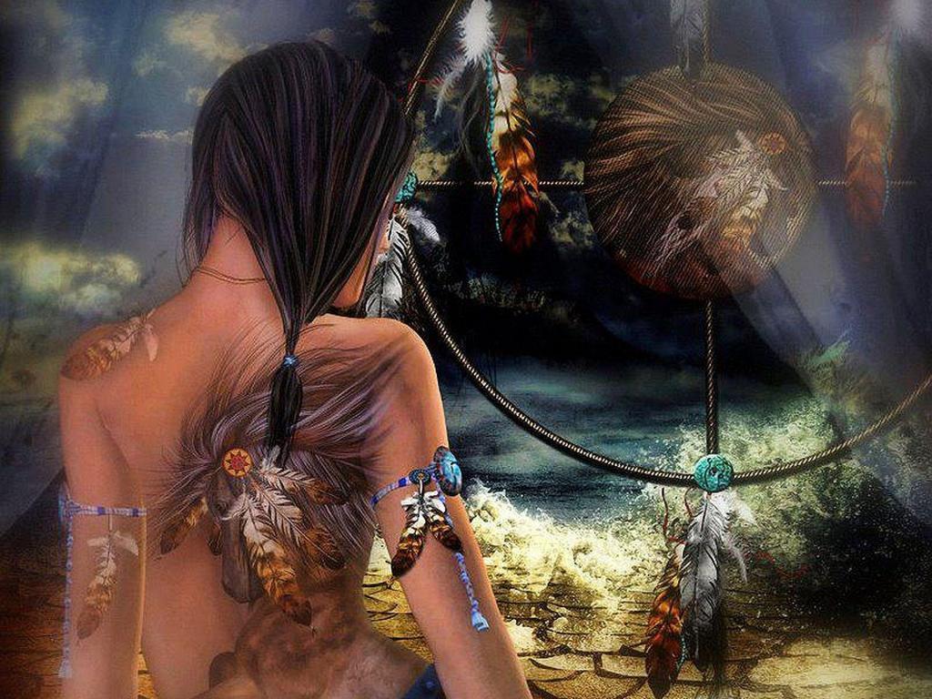 1024x768 NATIVE AMERICAN DREAMCATCHER WALLPAPER - Wallpaper