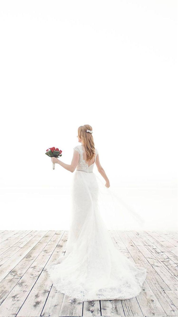 750x1334 Beautiful Wedding Dress Photography iPhone 8 Wallpaper Free Download