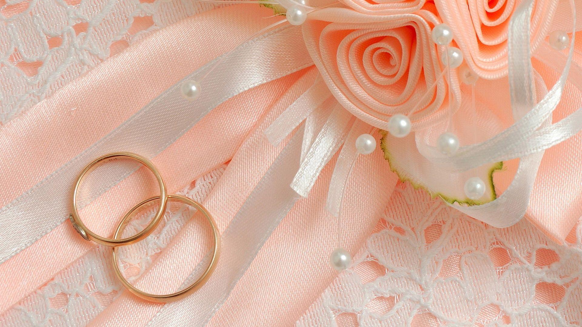 1920x1080 Rings wedding flowers Wallpaper 1920x1080. Free Photo