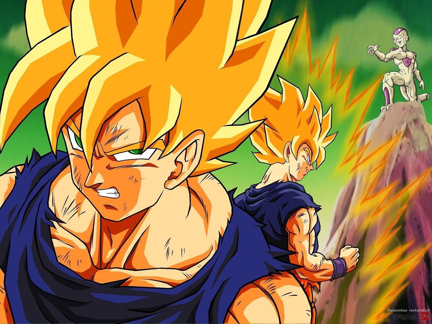 1440x1080 Download 1440x1080 Vegeta son goku frieza anime dragon ball