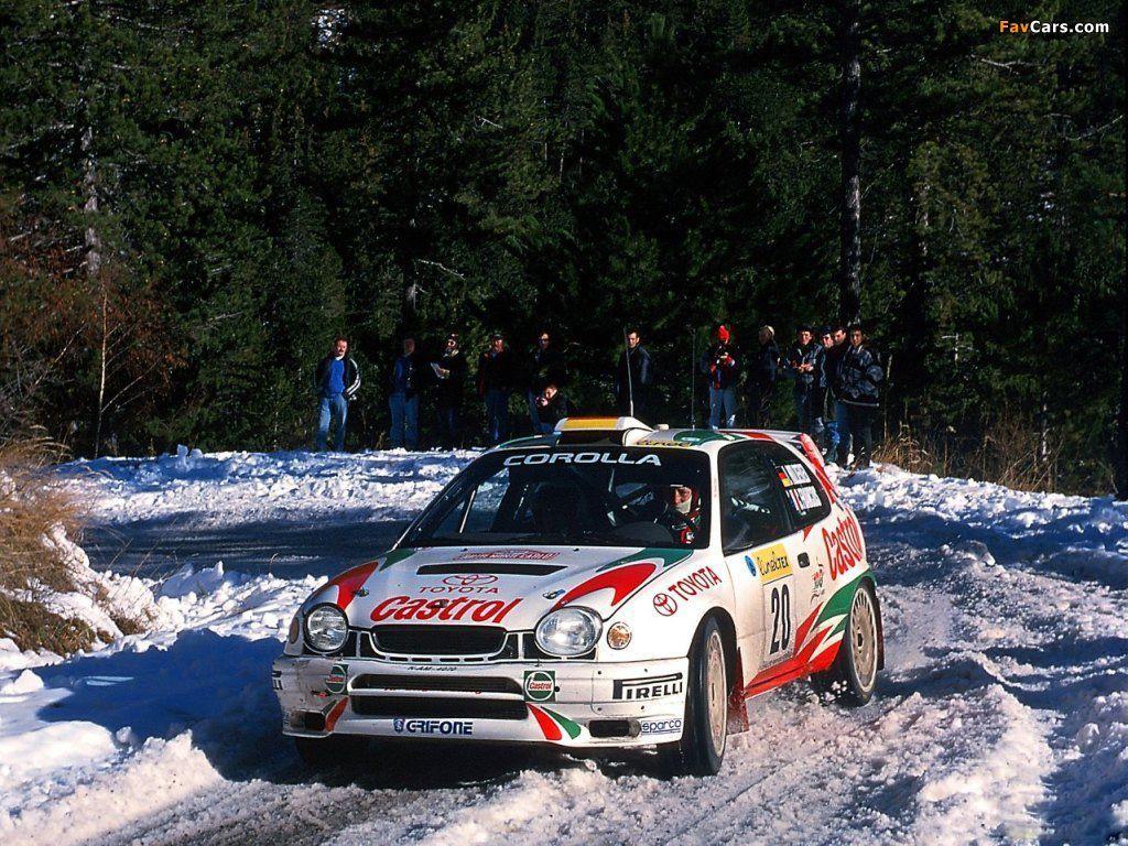 1024x768 Toyota Corolla Compact WRC (AE111) 1997–99 wallpaper. Toyota