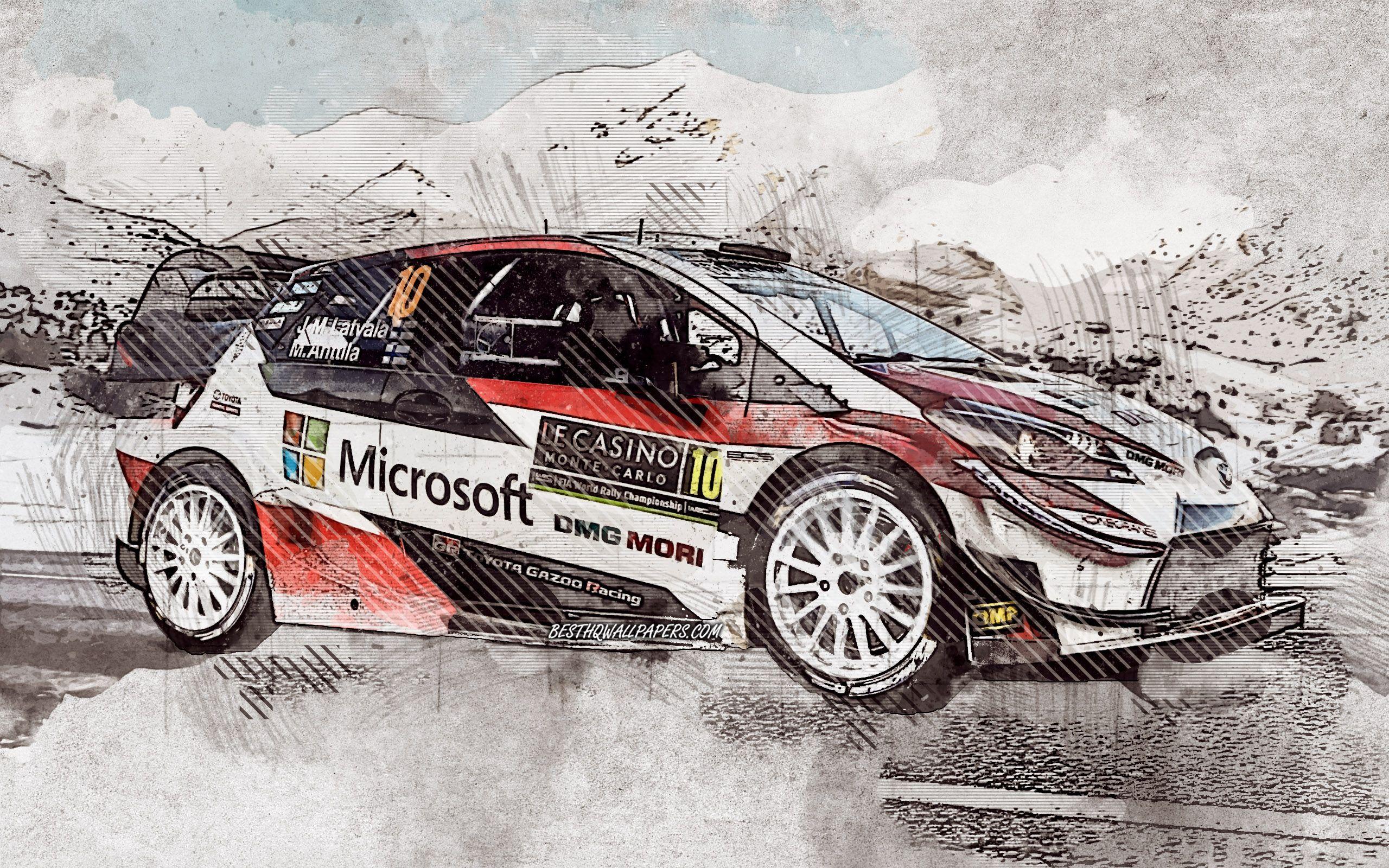 2560x1600 Download Wallpaper Jari Matti Latvala, Toyota Yaris WRC, Finnish