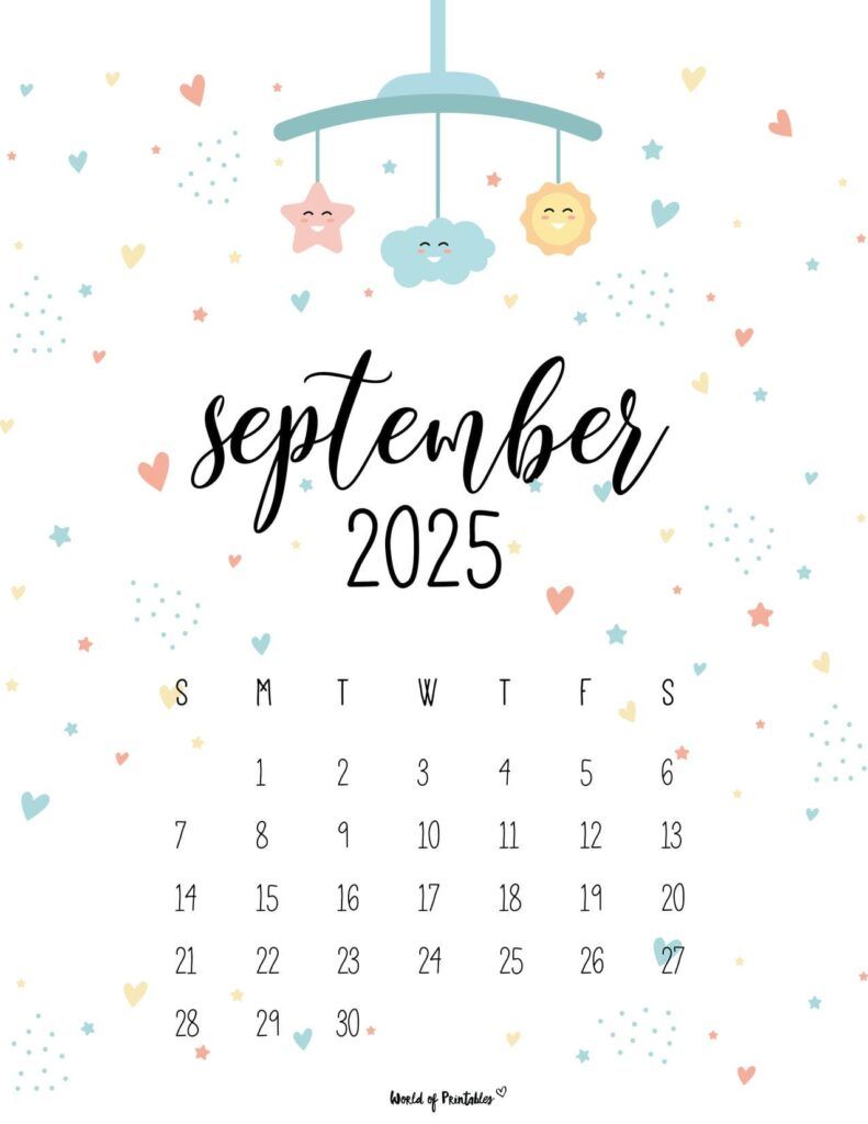 791x1024 Free Printable September 2025 Calendars