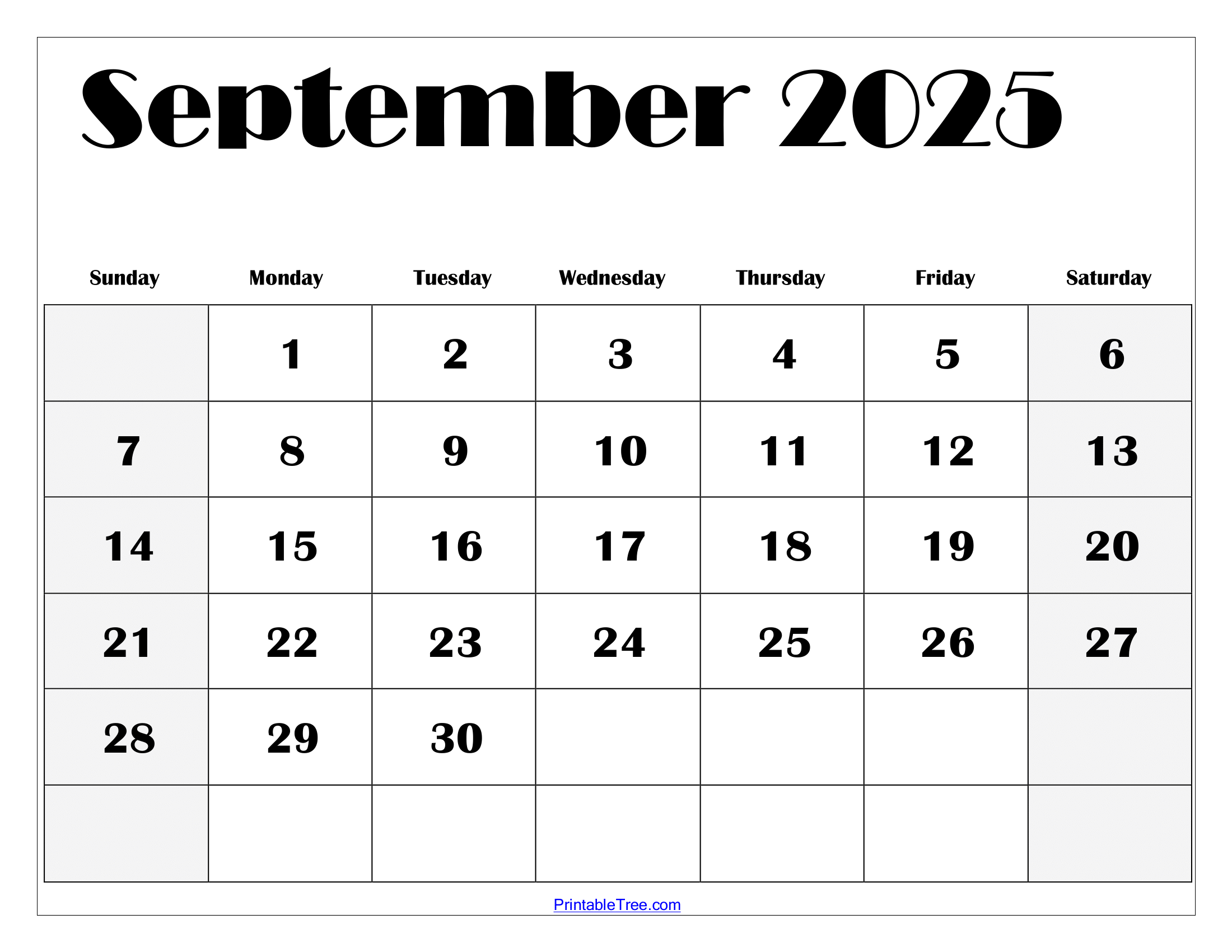 2200x1700 September 2025 Calendar Printable PDF Template with Holidays