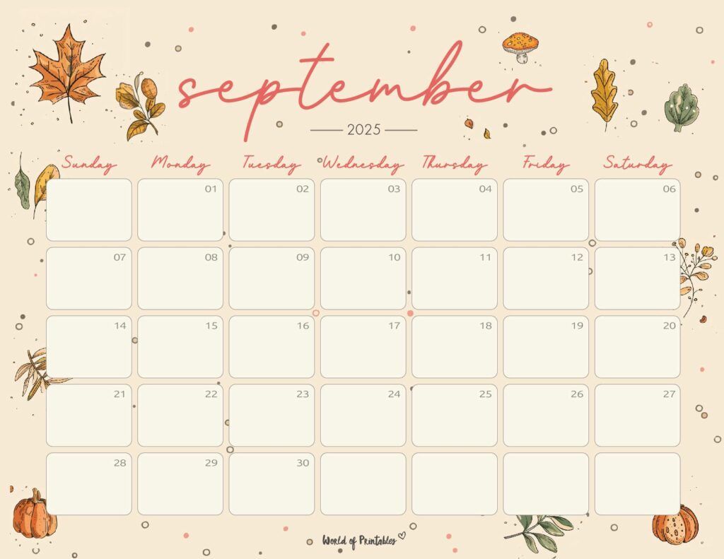 1024x791 Free Printable September 2025 Calendars