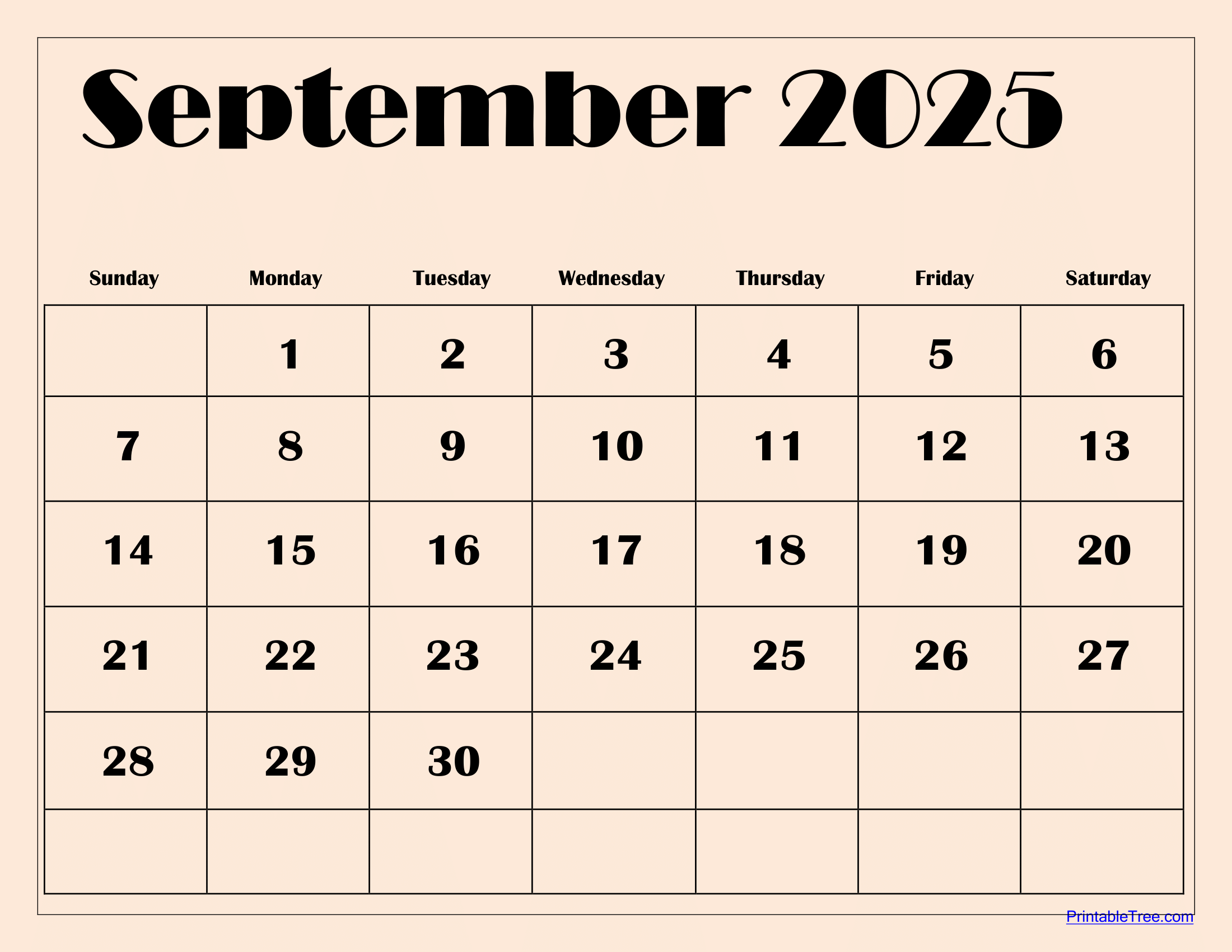 2200x1700 September 2025 Calendar Printable PDF Template with Holidays