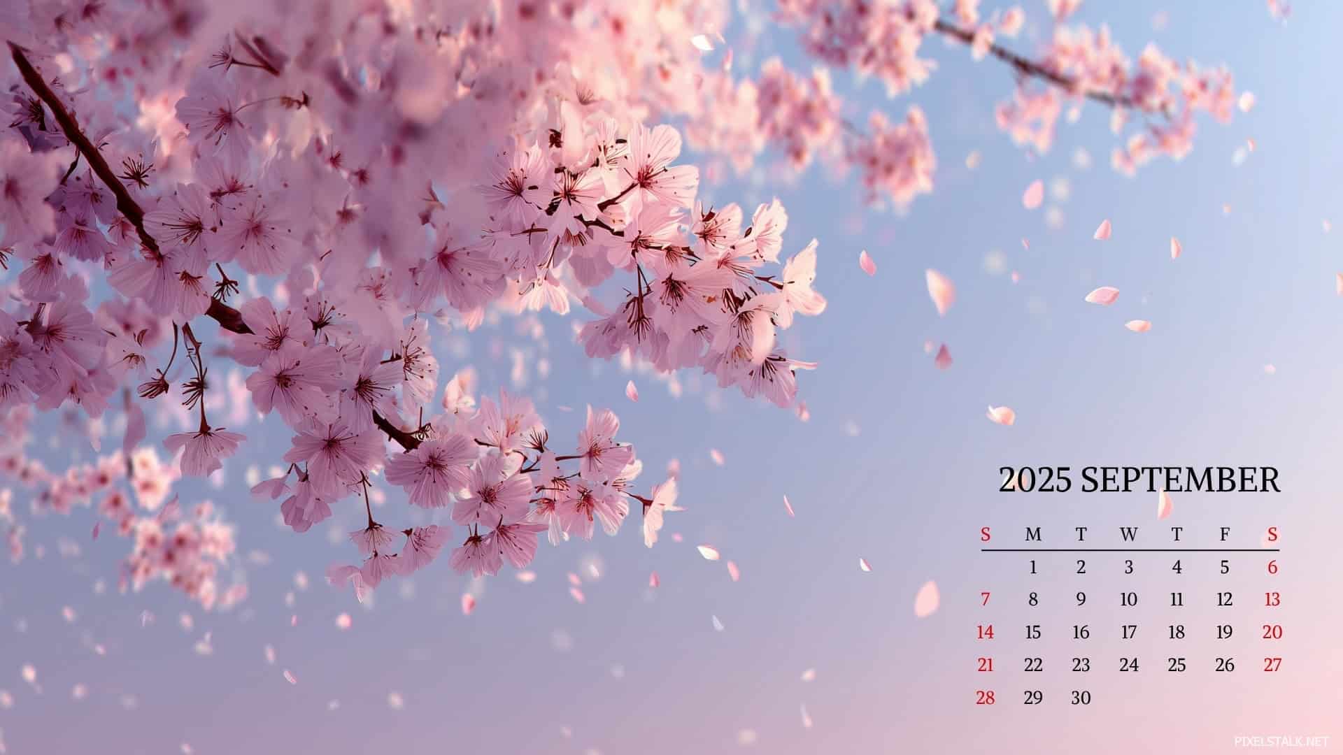 1920x1080 Free September 2025 Calendar Desktop Wallpaper in HD Free Download