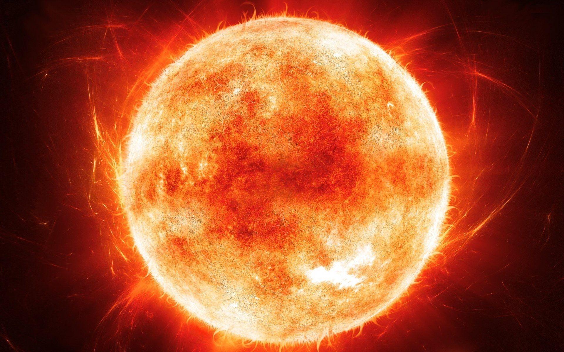 Hình nền mặt trời HD 1920x1200.  Hình nền mặt trời hd, Hình nền không gian