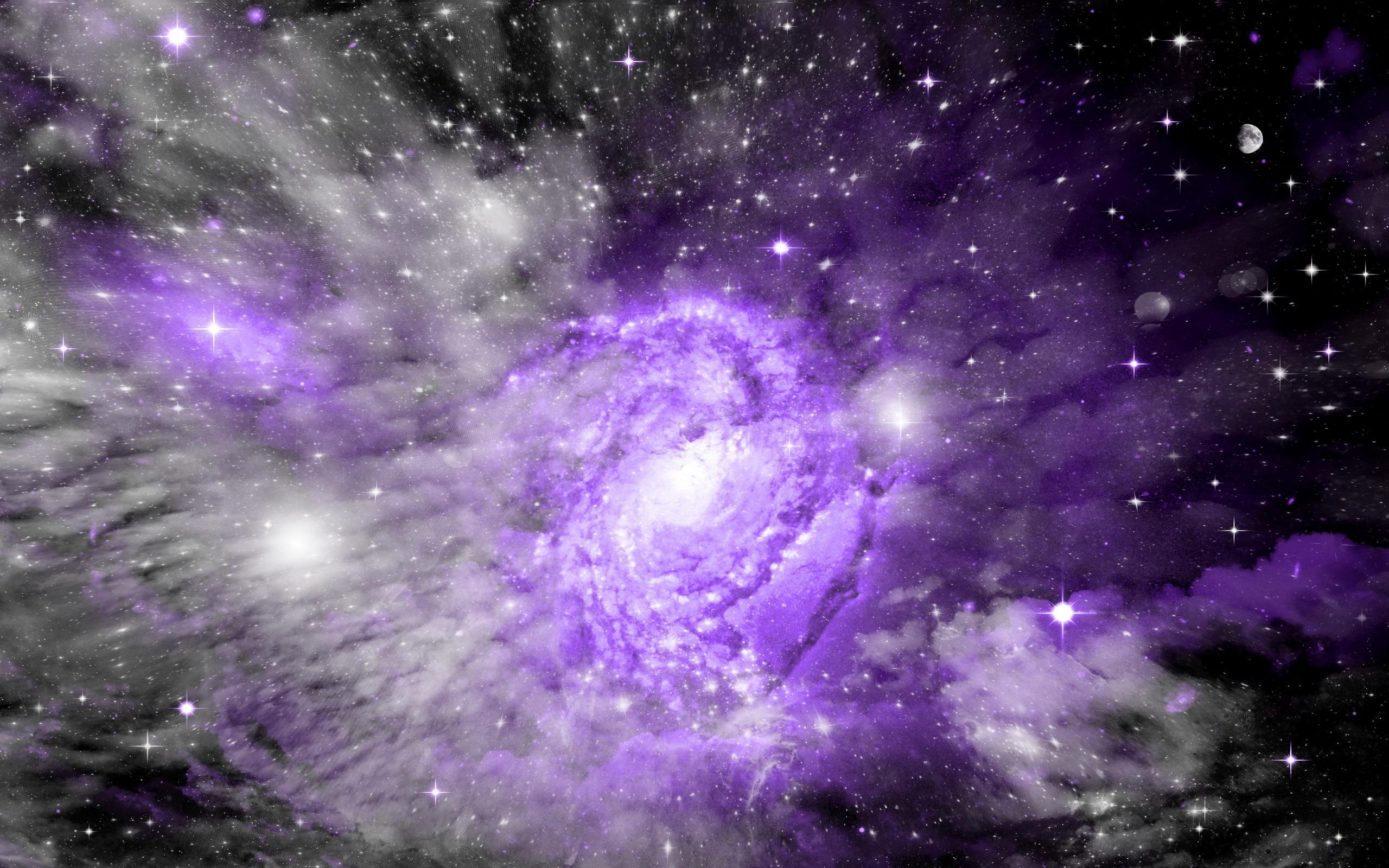 2560x1600 Purple nebula HD desktop wallpaper : Widescreen : High Definition