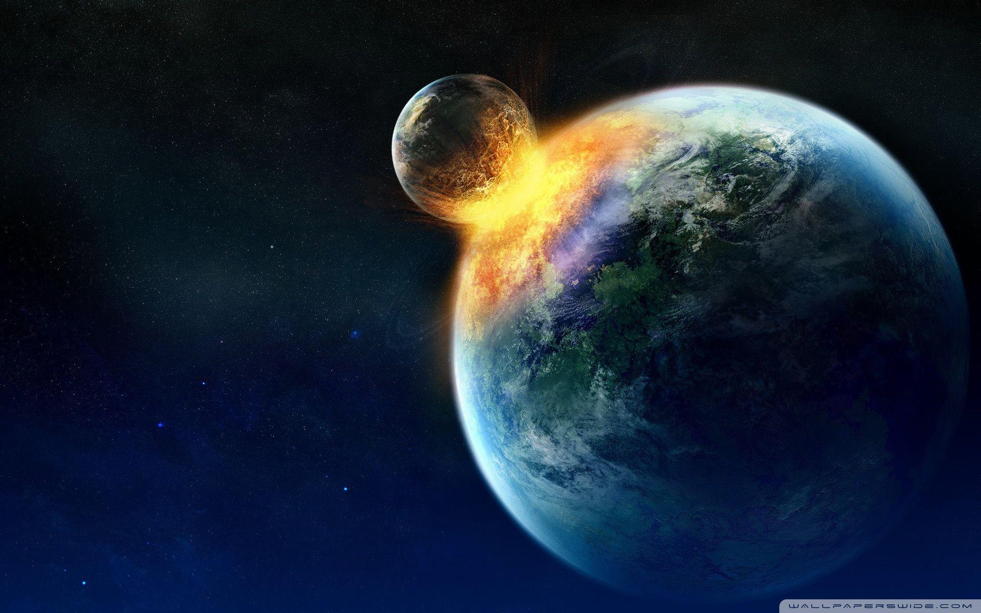 1920x1200 Planets Collide ❤ 4K HD Desktop Wallpaper for 4K Ultra HD TV