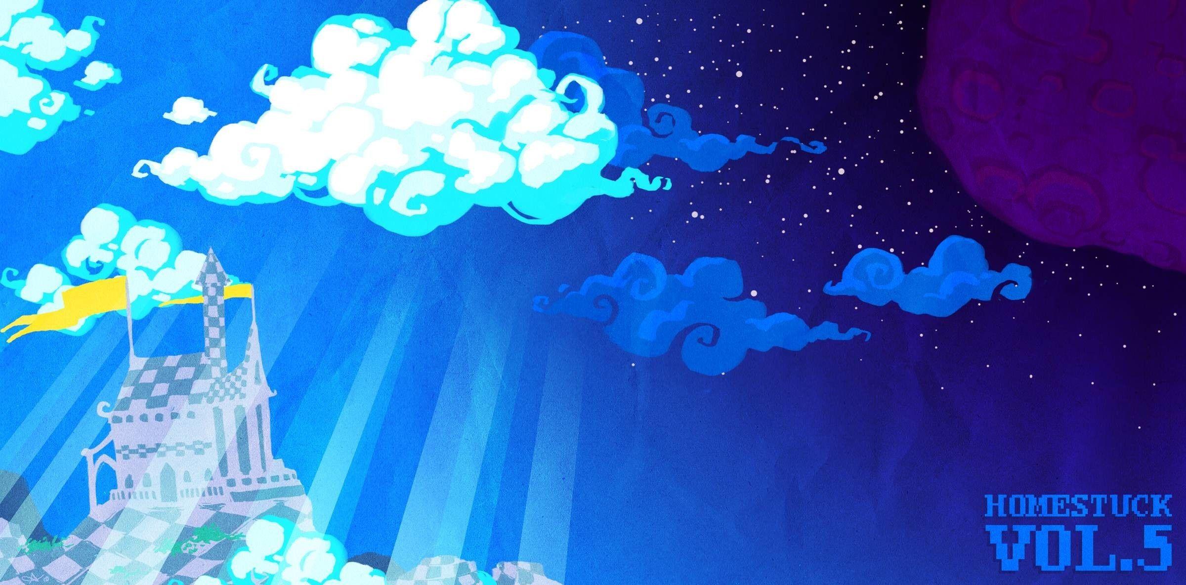 2400x1184 Homestuck Desktop Background