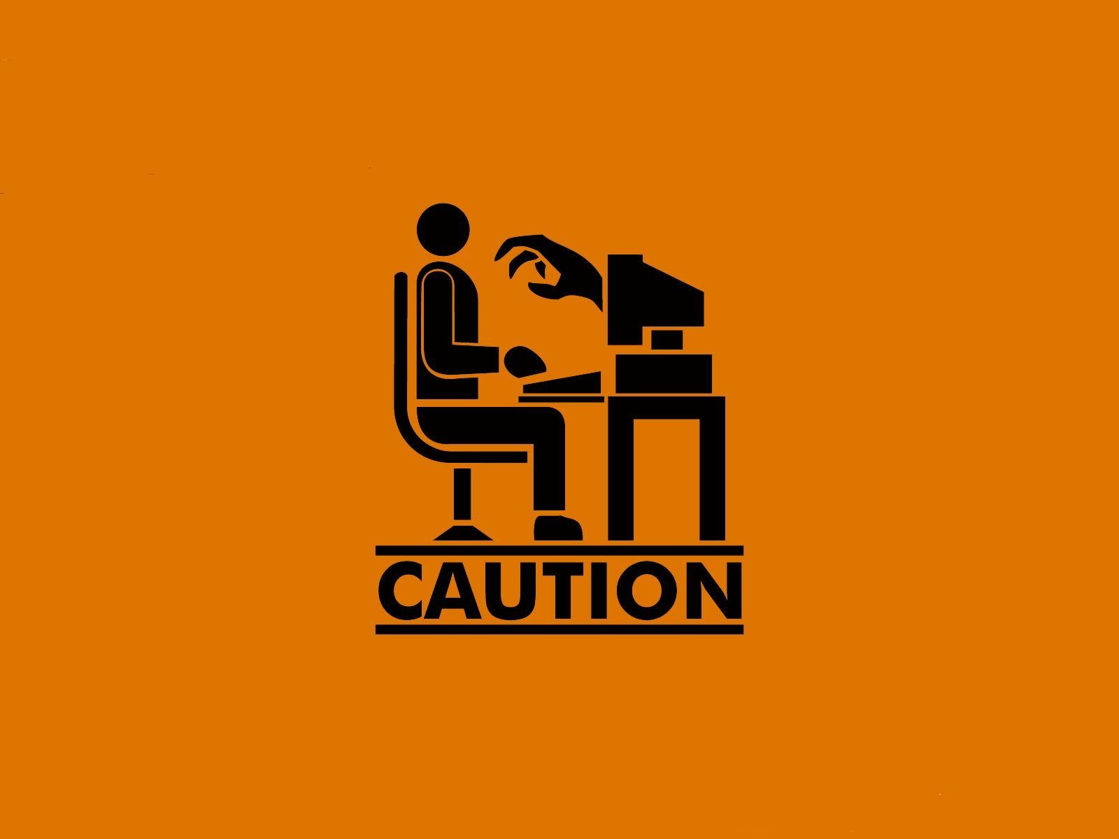 1600x1200 Caution Wallpaper
