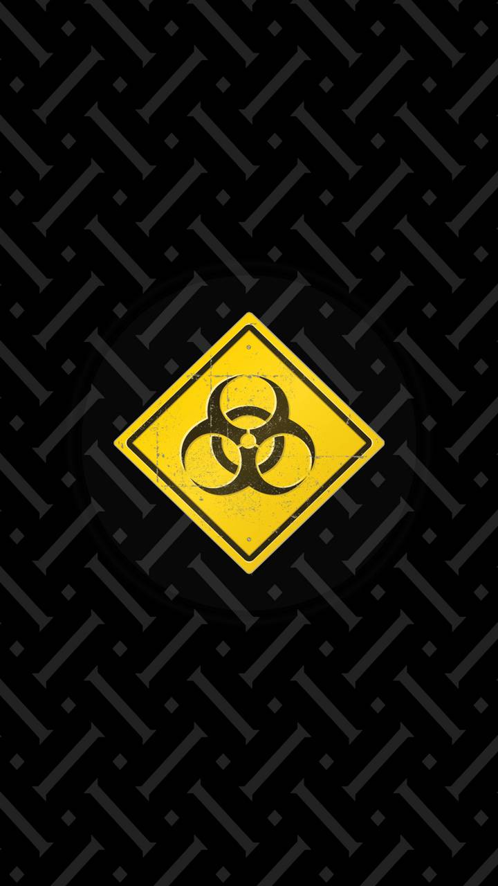 720x1280 Caution Biohazard wallpaper