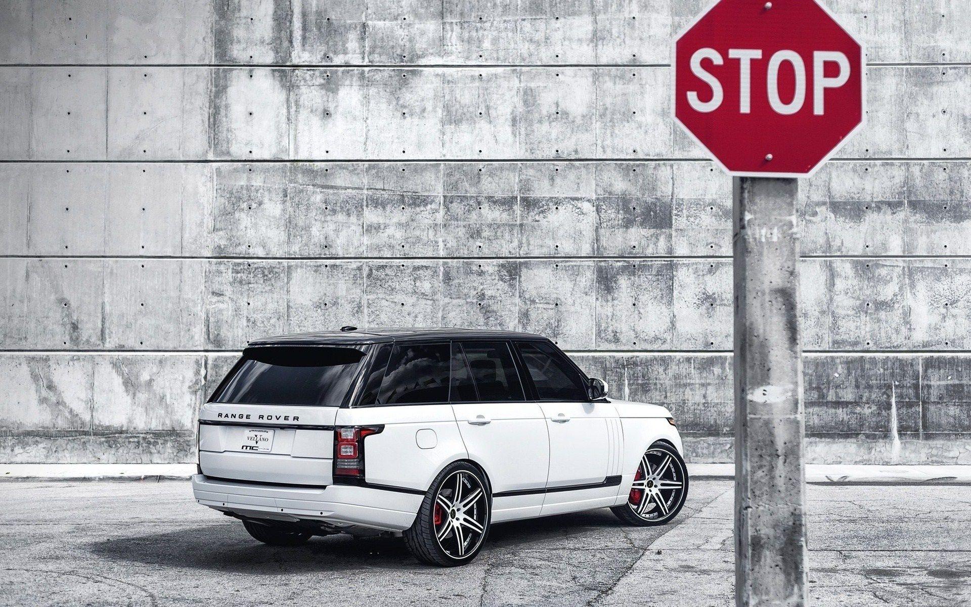 1920x1200 Land Rover Range Rover Stop Sign wallpaperx1200