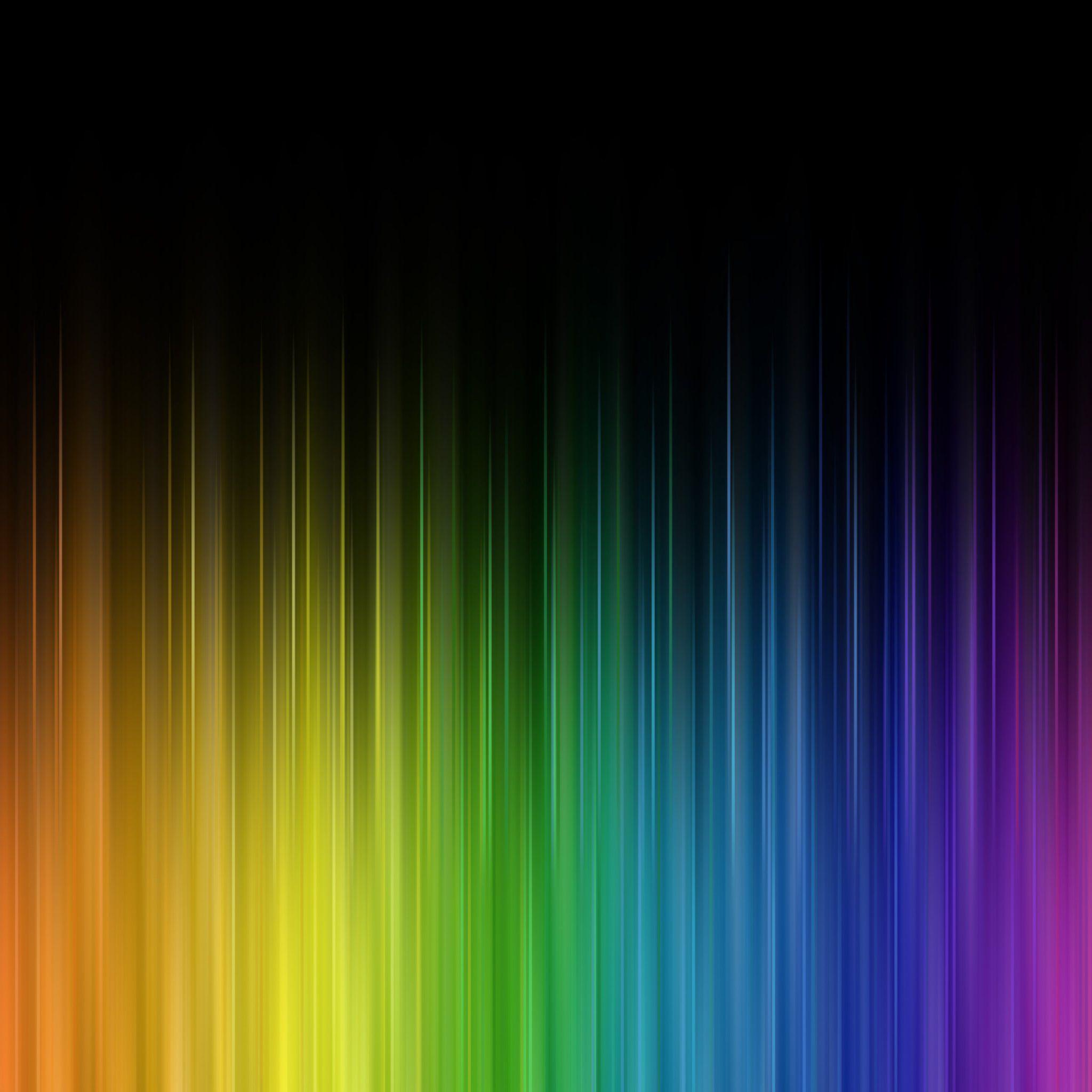 2048x2048 Rainbow Colorful Background iPad Air Wallpaper Free Download