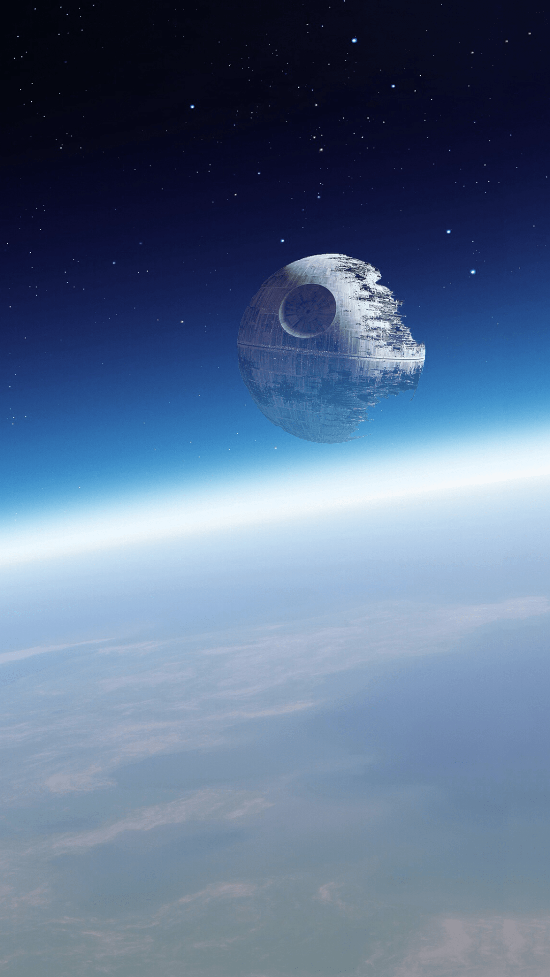 1080x1920 Free download Space Deathstar Galaxy S4 Wallpaper 1080x1920