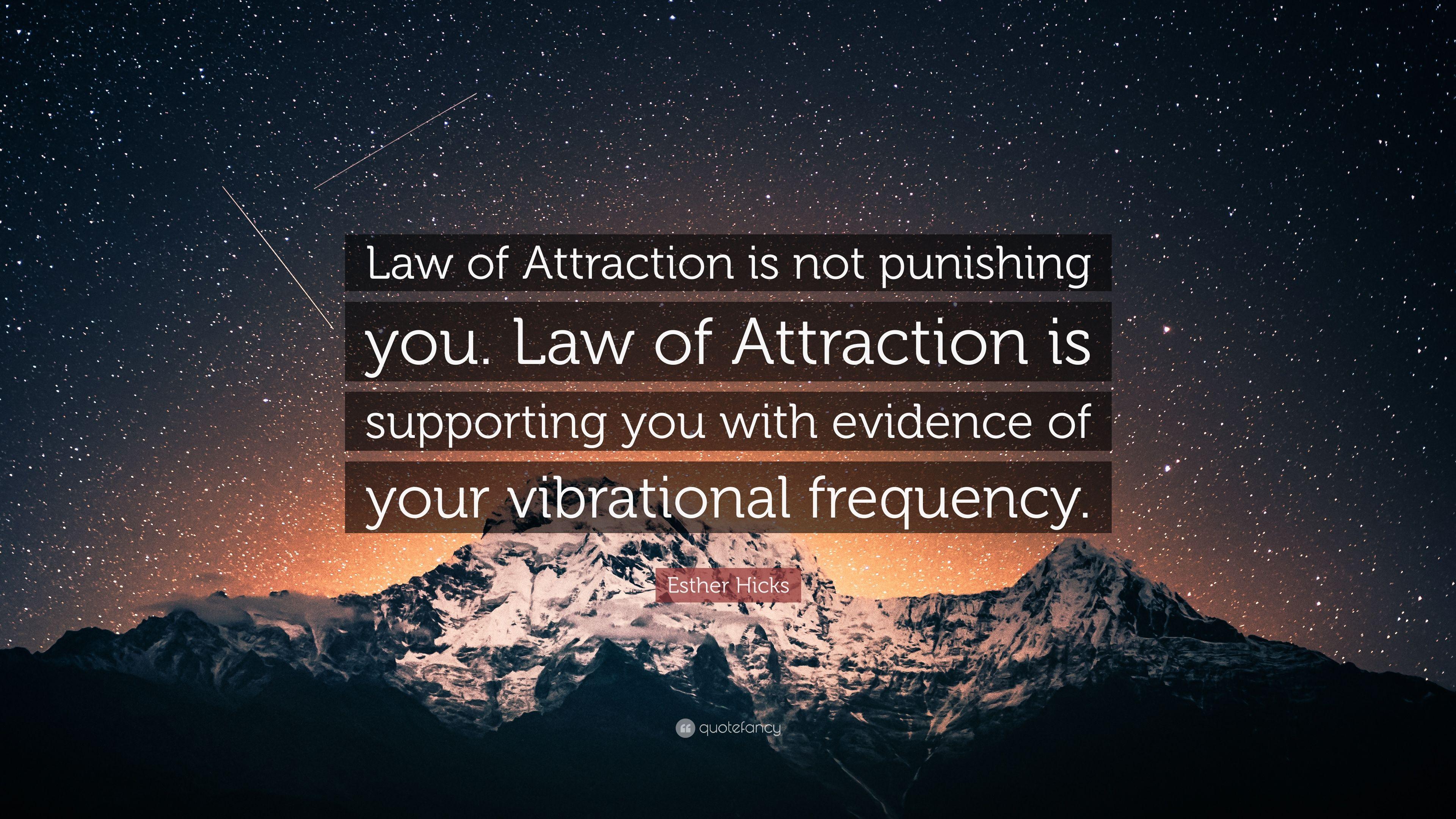 3840x2160 Esther Hicks Quote: “Law of Attraction is not punishing you. Law