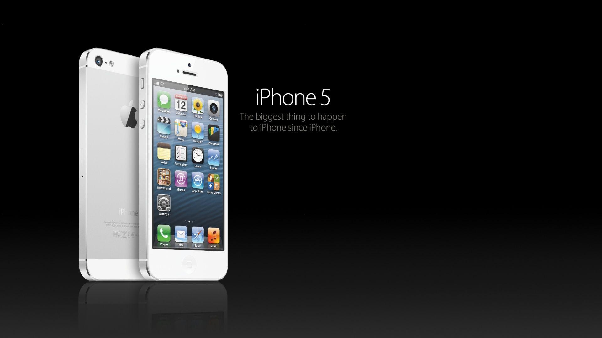 1920x1080 iPhone 5 White HD Wallpaper of Phones
