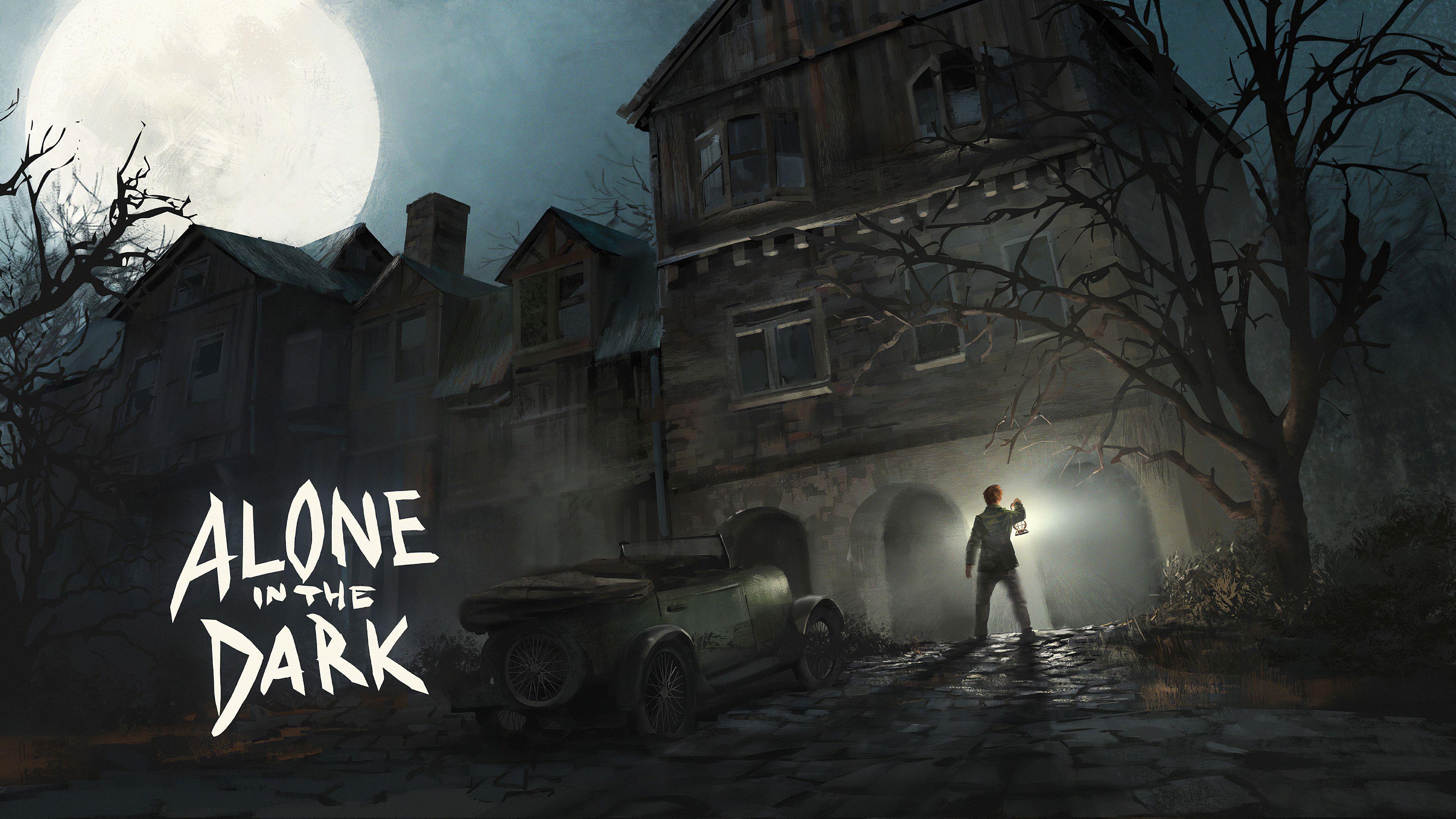 3840x2160 Alone In The Dark, HD Artist, 4k Wallpaper, Image, Background