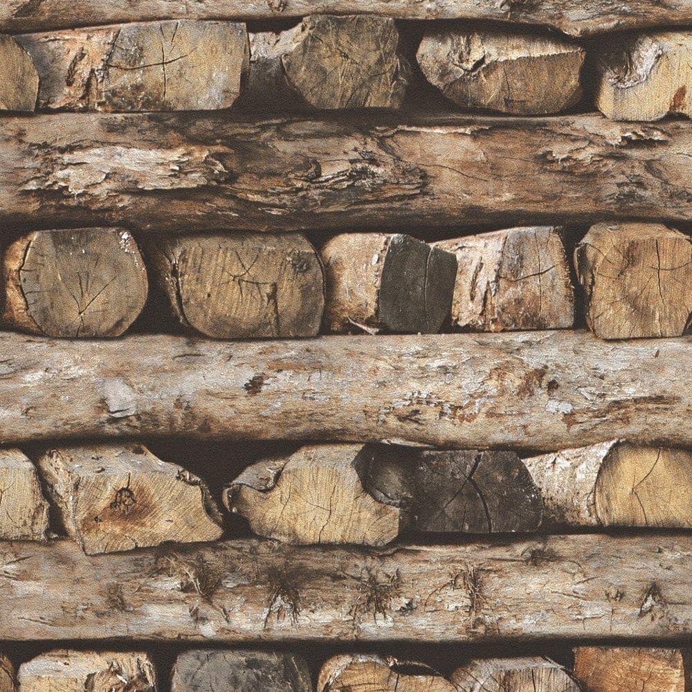 Hình nền 1000x1000 Rasch Log Pattern Hình nền Sọc gỗ mộc mạc Hiệu ứng giả