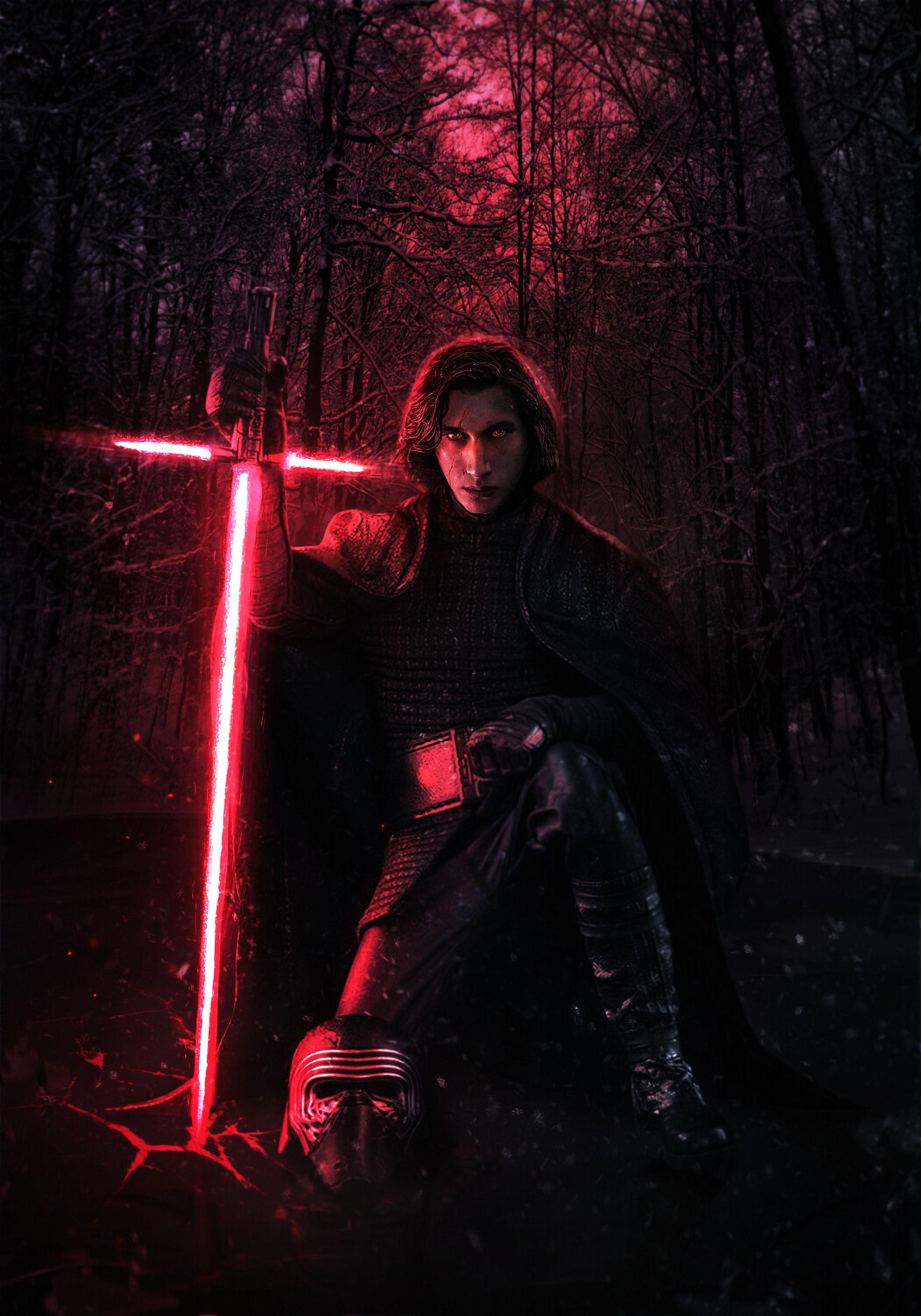 2500x3571 Adam Driver Kylo Ren iPhone XS, iPhone iPhone X Wallpaper, HD Movies 4K Wallpaper, Image, Photo and Background