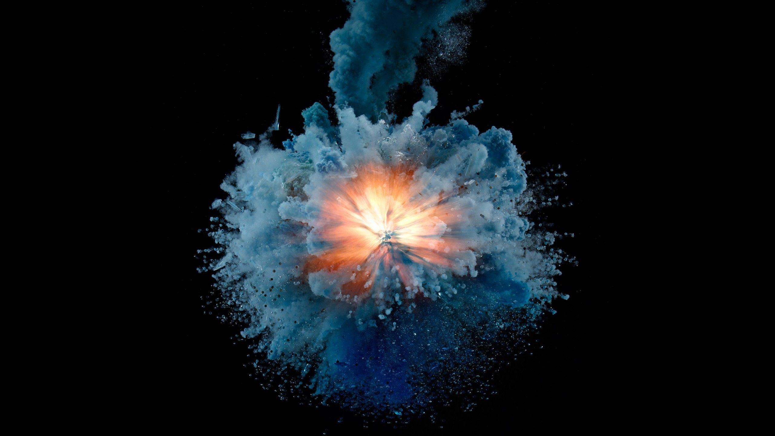 2560x1440 Download 2560x1440 Explosion, Fire Wallpaper for iMac 27 inch