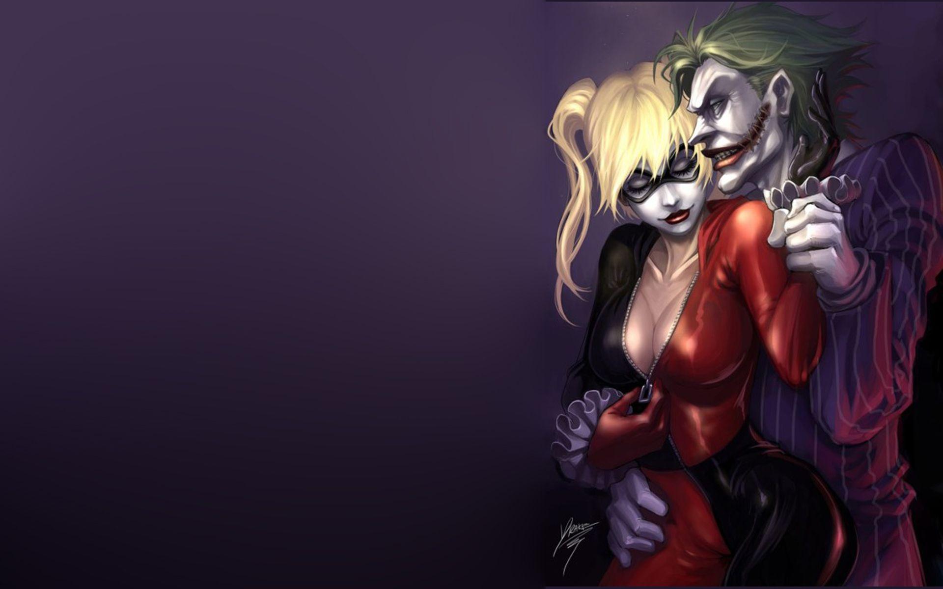 1920x1200 Harley Quinn Feat The Joker Dekspot Wallpaper HD :