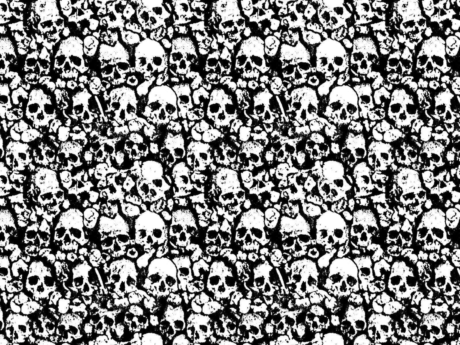 Skull Pattern Wallpaper - carrotapp