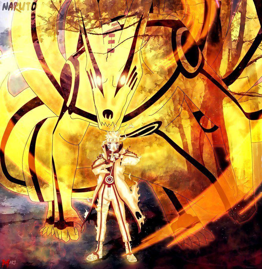 882x905 4k Naruto and Kurama Wallpaper For iPhone, Desktop and Android