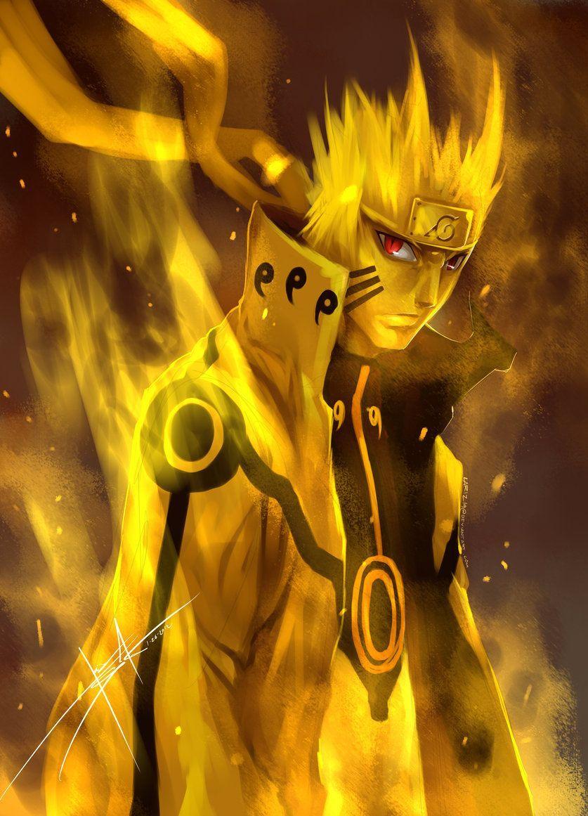 837x1161 Free download Image Naruto kyuubi chakra mode wallpaper i16jpg