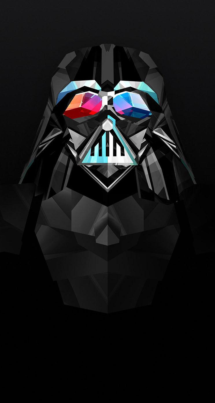 744x1392 3D Star Wars Wallpaper
