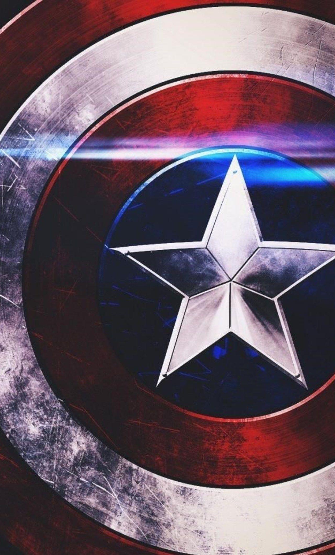 Captain America Shield In Wall Carolinagonzalezco