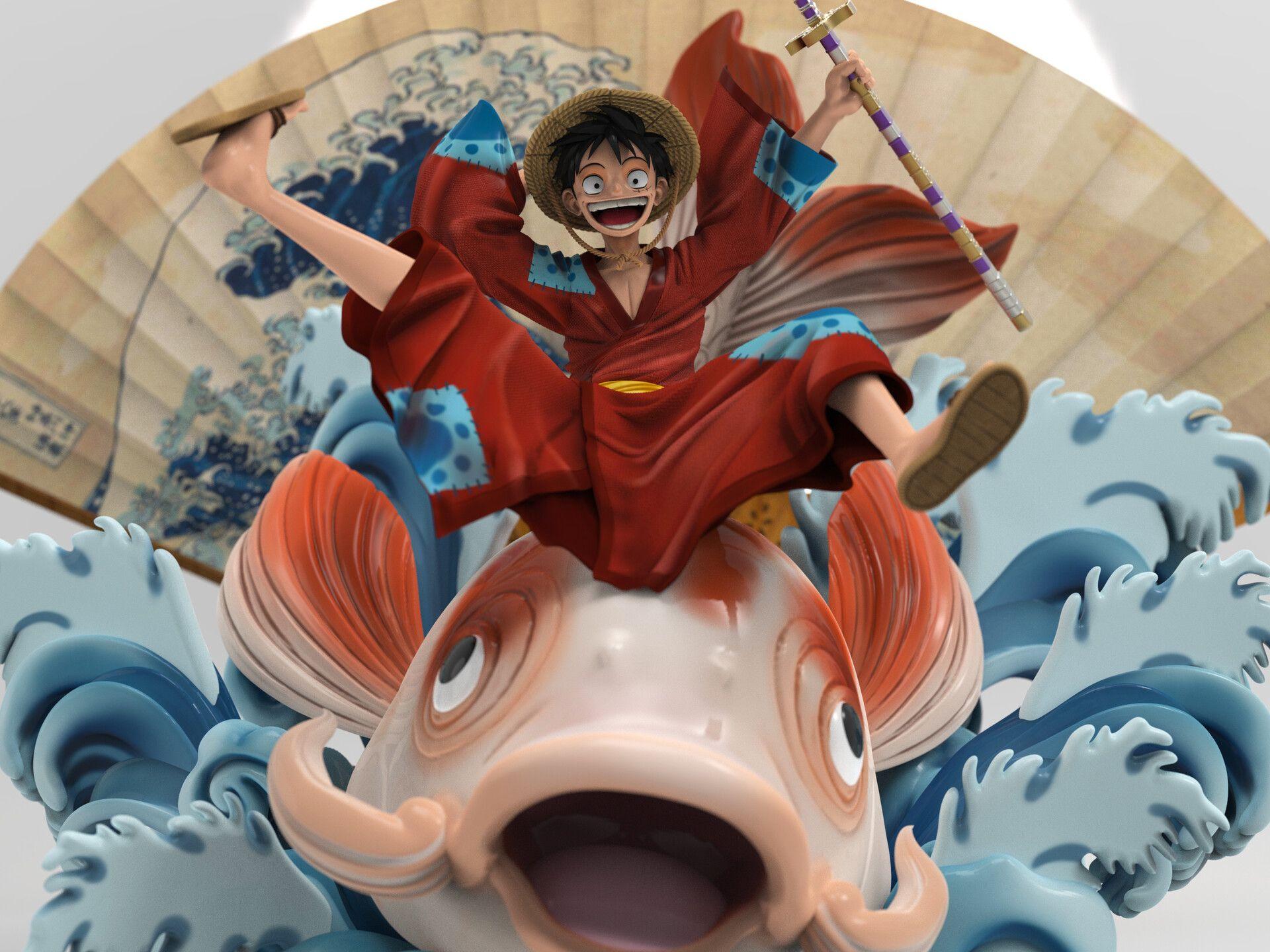 Luffy wano one piece wallpaper by seak3r  Download on ZEDGE  2403