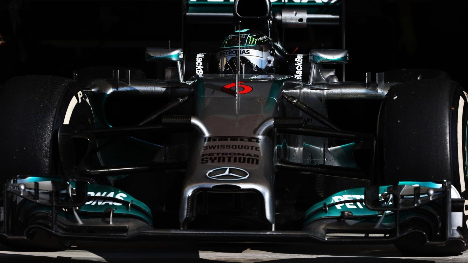 1920x1080 Gray and black Petronas formula Mercedes AMG Petronas, Nico