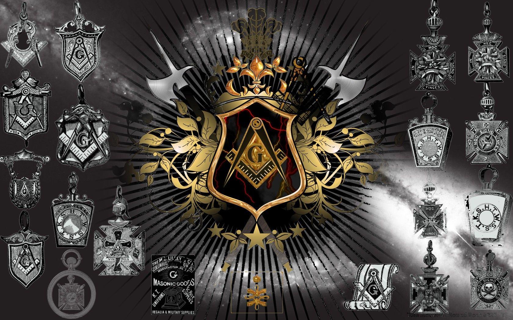 1680x1050 HD Masonic Wallpaper