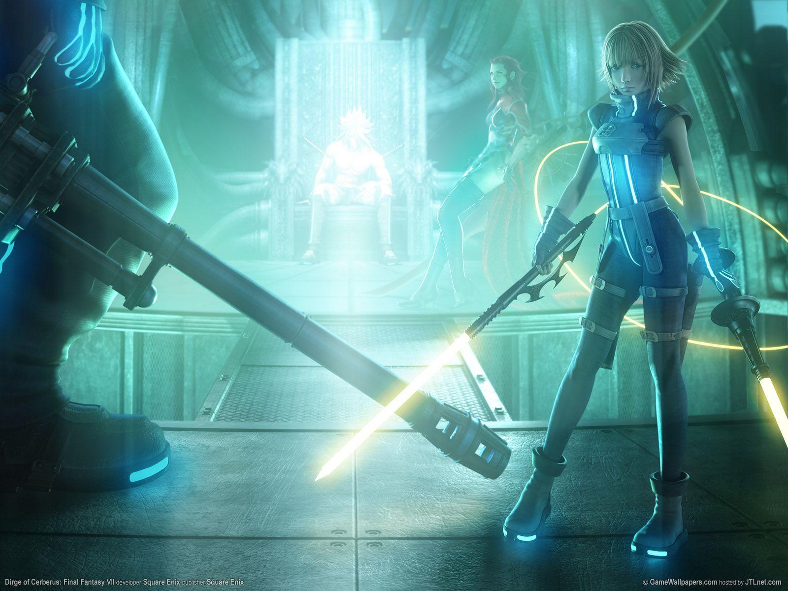 1600x1200 FF7: Dirge of Cerberus wallpaper. FF7: Dirge of Cerberus stock