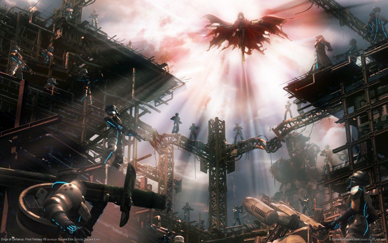 1280x804 FF7: Dirge of Cerberus wallpaper. FF7: Dirge of Cerberus stock