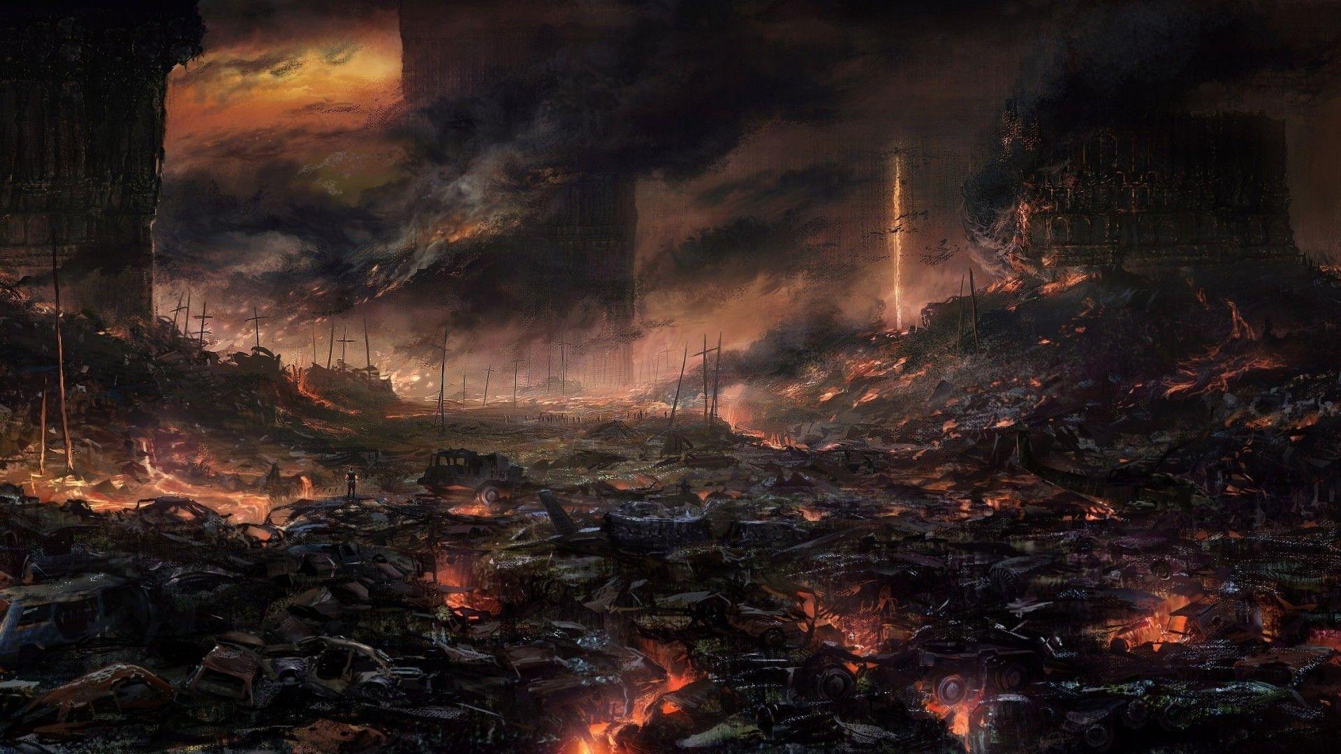 1920x1080 Wasteland Wallpaper