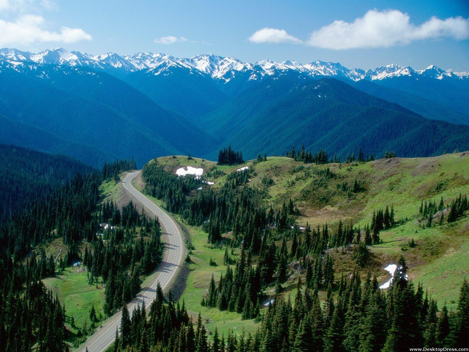 1600x1200 Olympic National Park Wallpaper